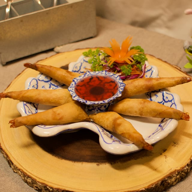Shrimp Rolls.