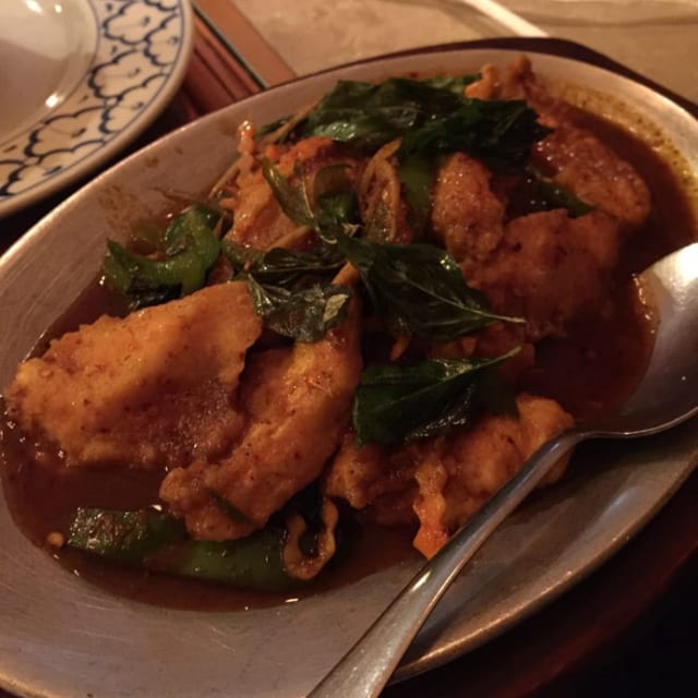Catfish in Curry Sauce.