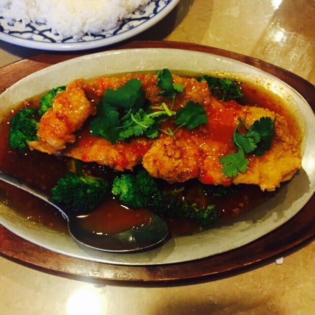 Catfish in Sweet Chili Sauce.