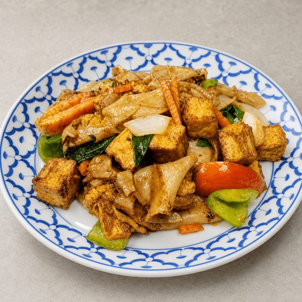 Pad Kee Mow Noodles.