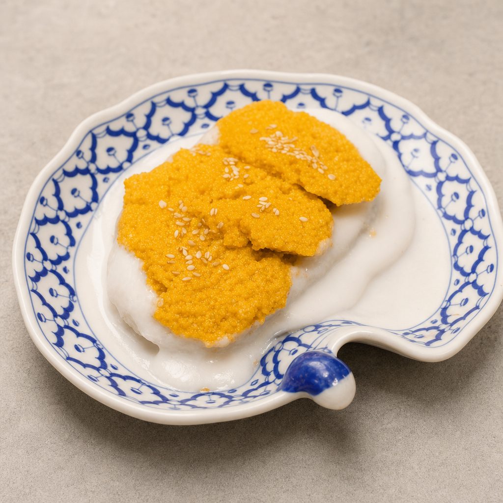 Sweet Sticky with Custard.
