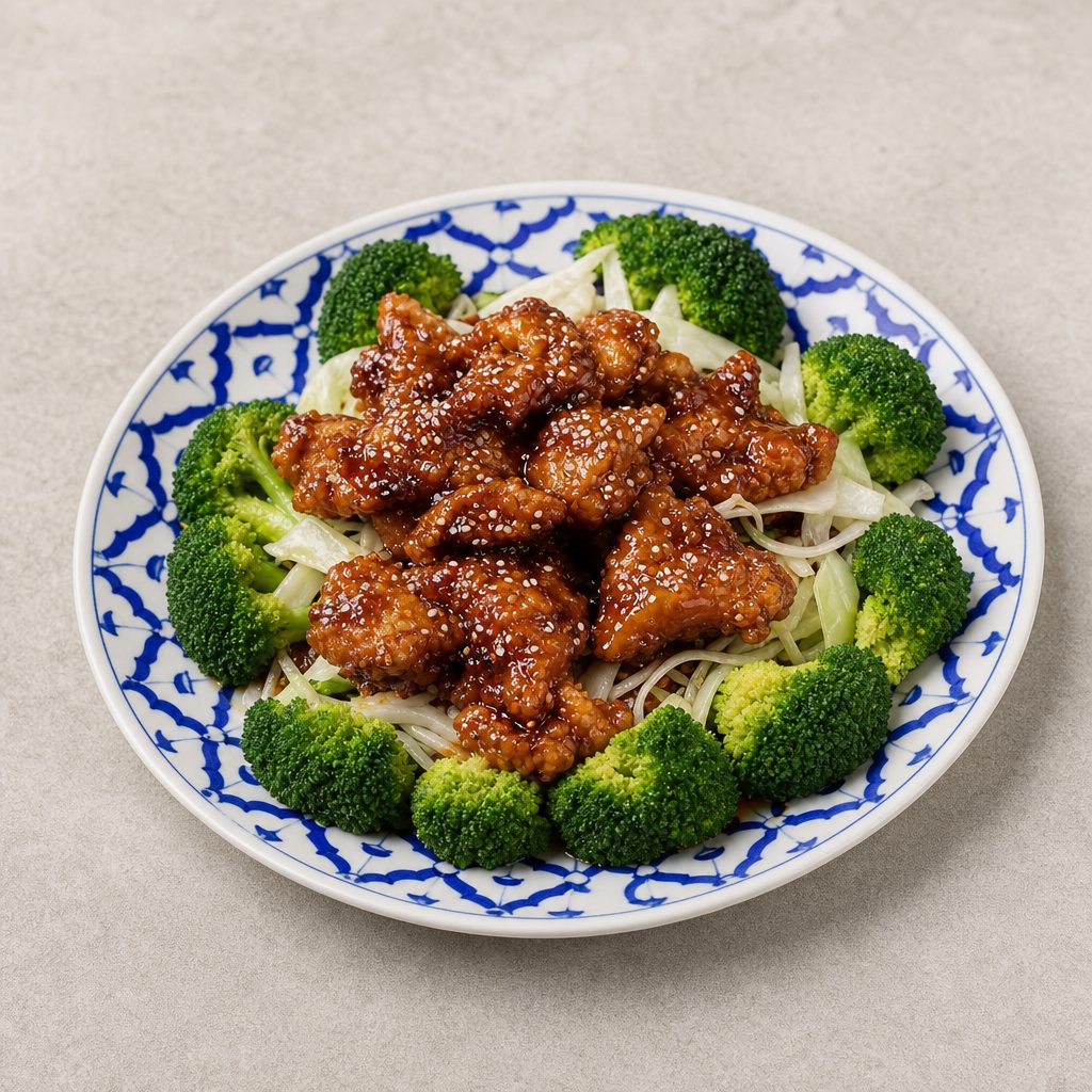 Sesame tofu.