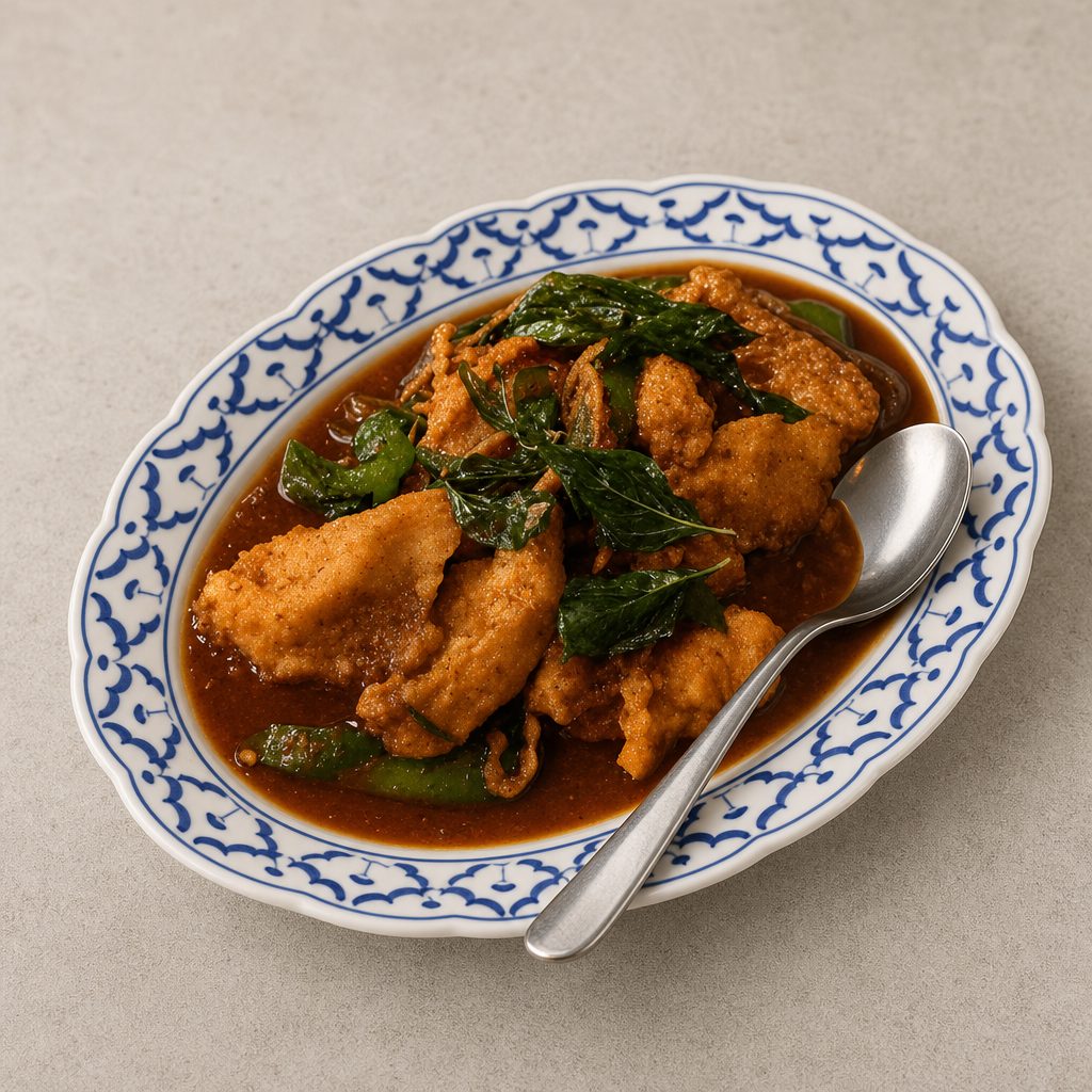 Catfish in Curry Sauce.