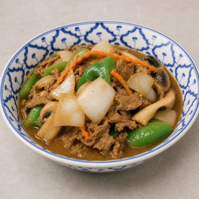 Thai Pepper Steak (Beef Only).