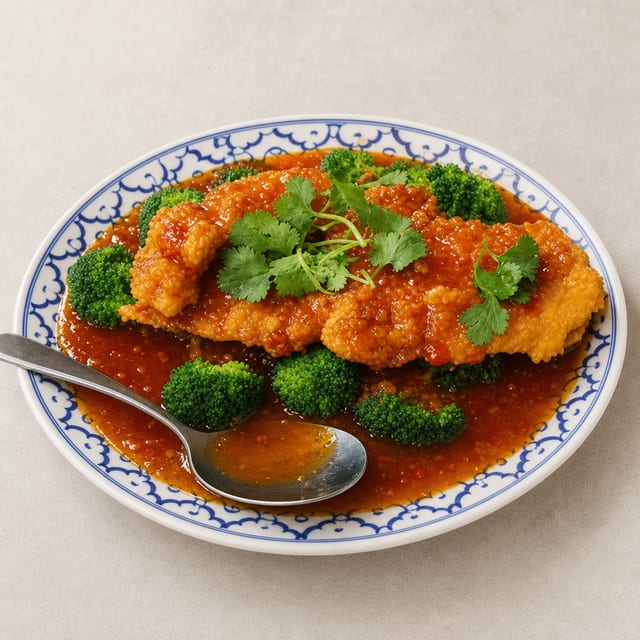 Catfish in Sweet Chili Sauce.