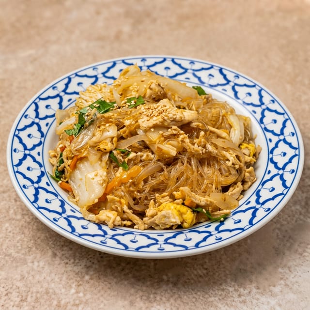Thai Sukiyaki Stir-fry Noodles.
