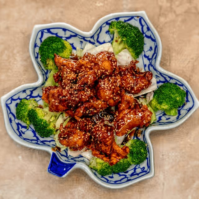 Sesame tofu.