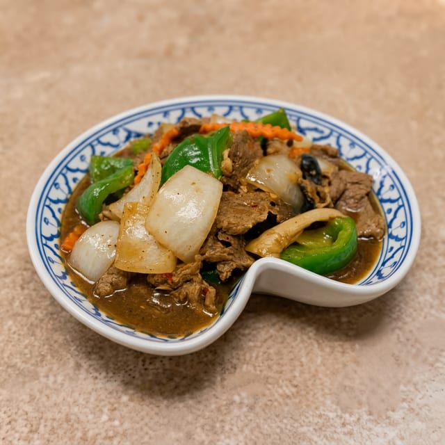 Thai Pepper Steak (Beef Only).