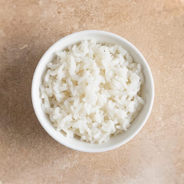 Steamed Rice.
